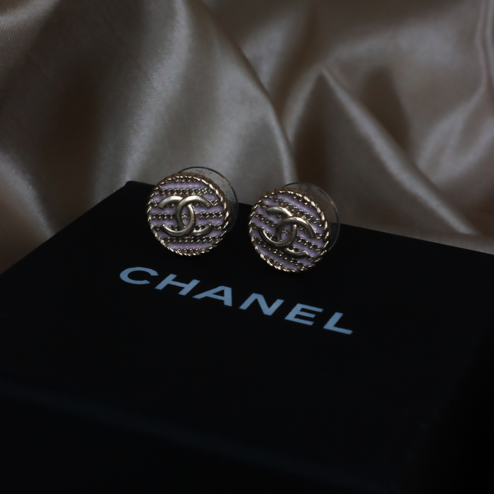 CHANEL COCO Pink Earrings | With original box