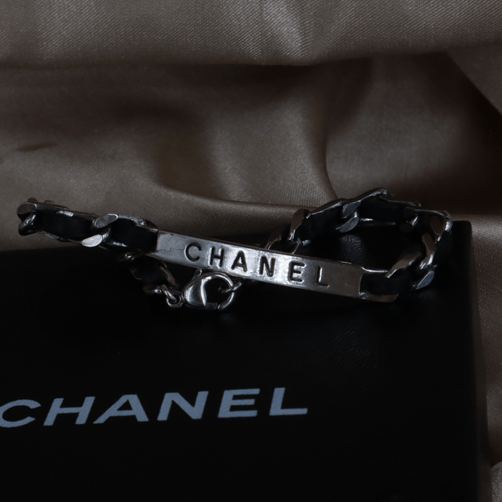 CHANEL 1996年 簡約銀皮經典手鏈|原盒 - Vintasy