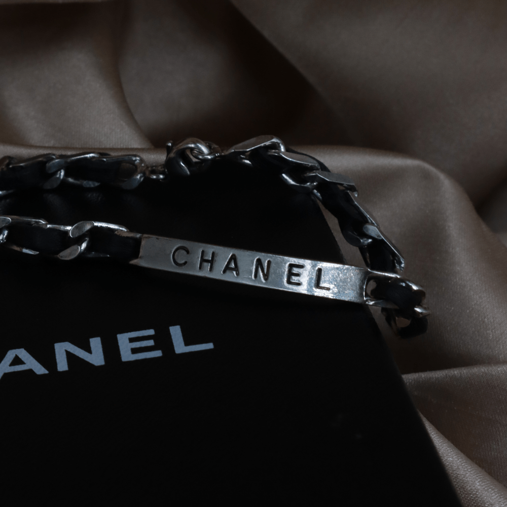CHANEL 1996年 簡約銀皮經典手鏈|原盒 - Vintasy
