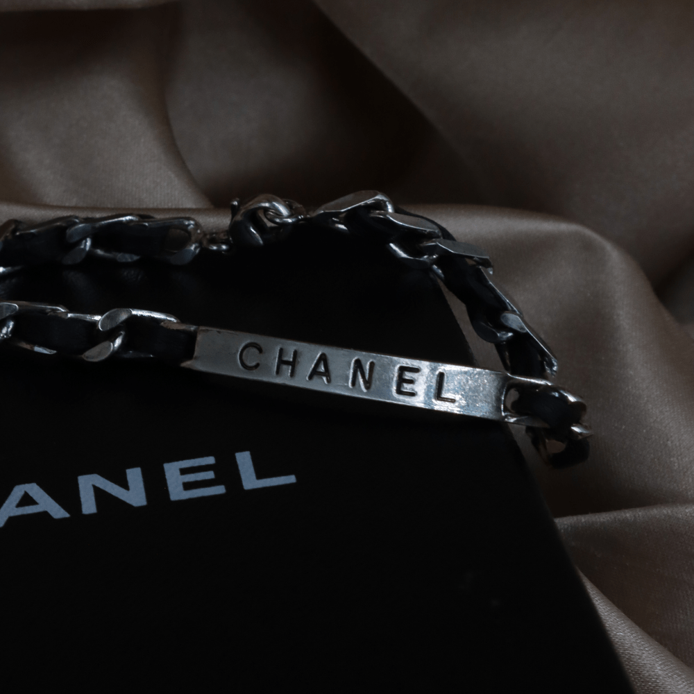 CHANEL 1996年 簡約銀皮經典手鏈|原盒 - Vintasy