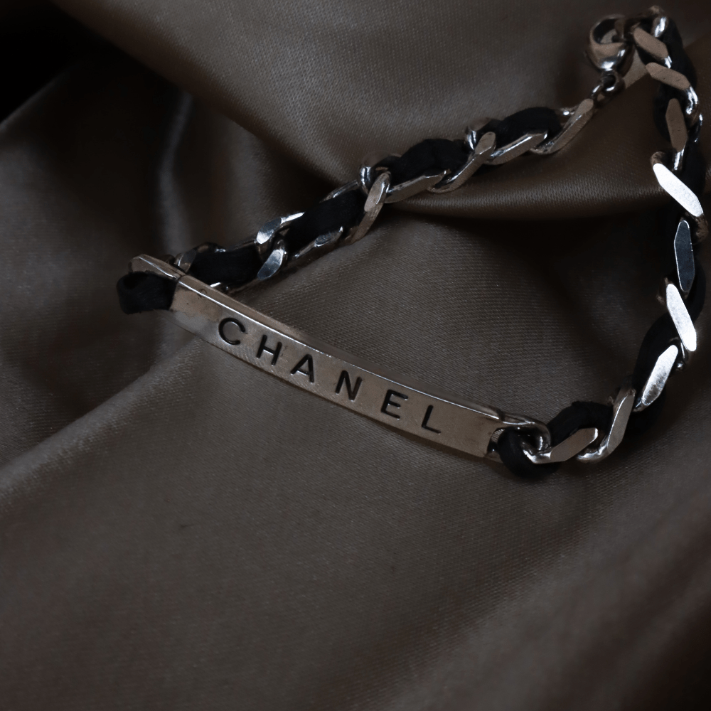 CHANEL 1996年 簡約銀皮經典手鏈|原盒 - Vintasy