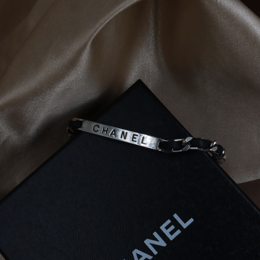 CHANEL 1996年 簡約銀皮經典手鏈|原盒 - Vintasy