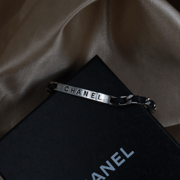 CHANEL 1996年 簡約銀皮經典手鏈|原盒 - Vintasy
