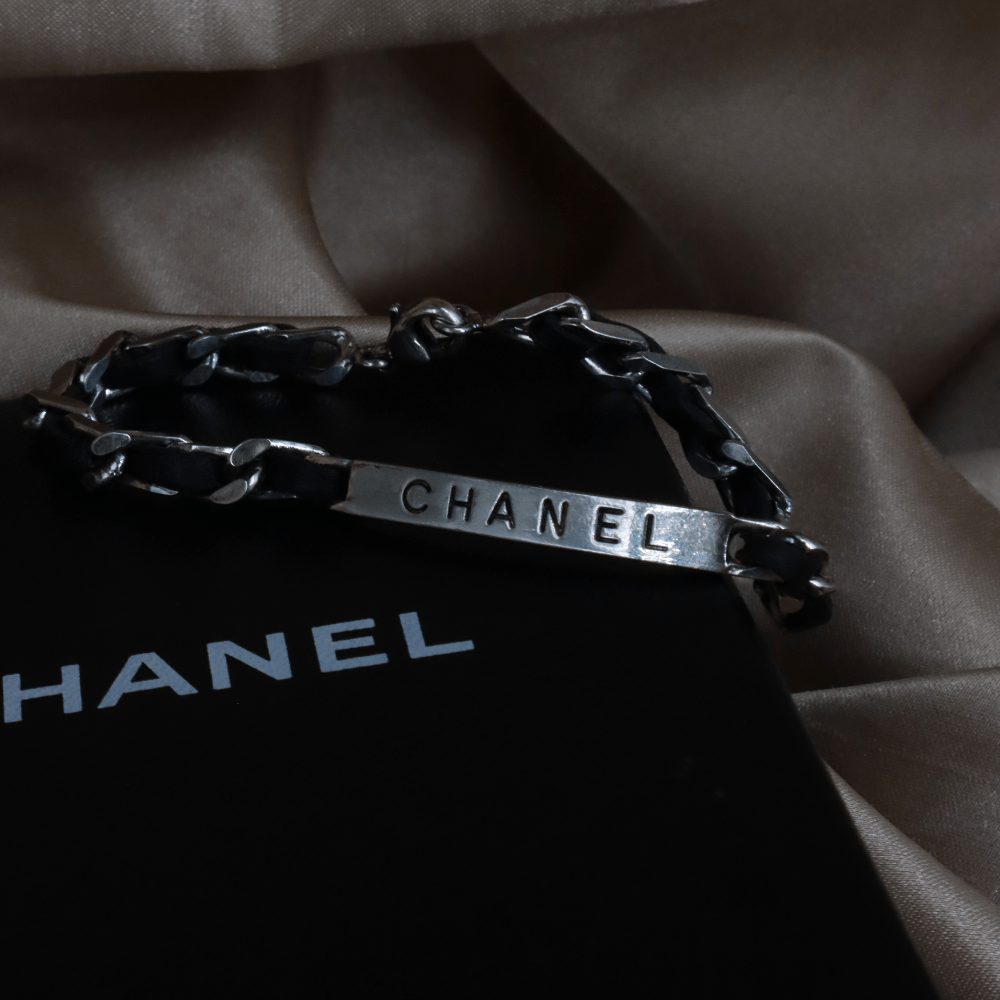 CHANEL 1996年 簡約銀皮經典手鏈|原盒 - Vintasy