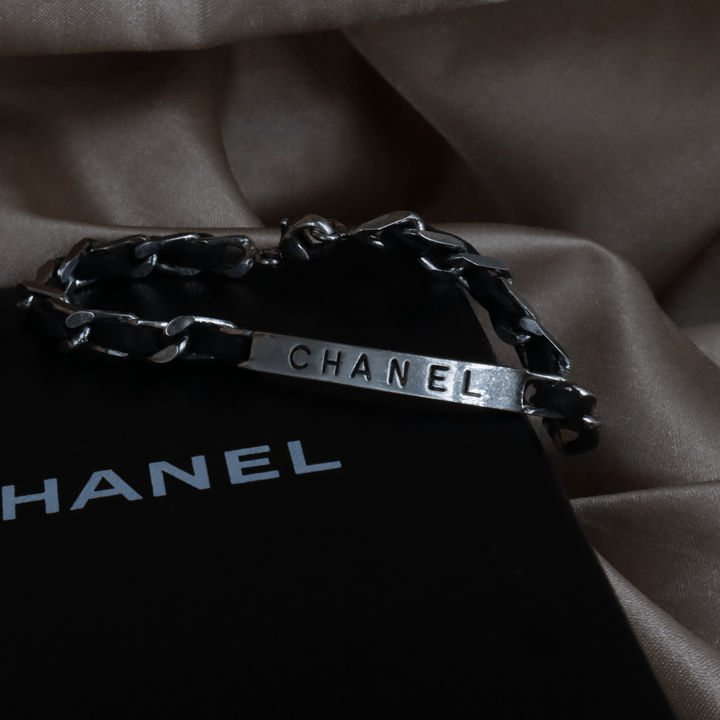 CHANEL 1996年 簡約銀皮經典手鏈|原盒 - Vintasy