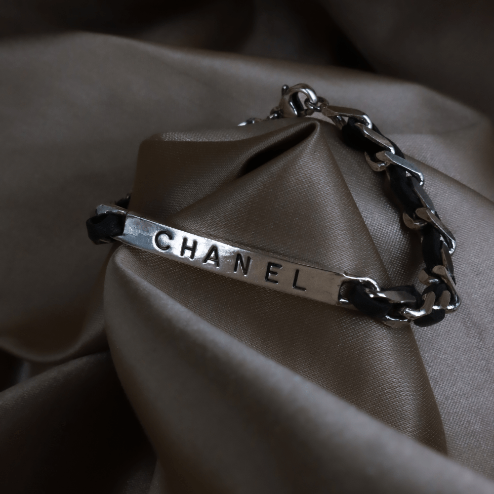 CHANEL 1996年 簡約銀皮經典手鏈|原盒 - Vintasy