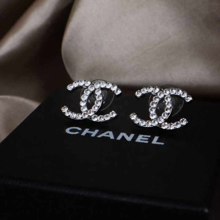 CHANEL COCO閃石耳環 - Vintasy