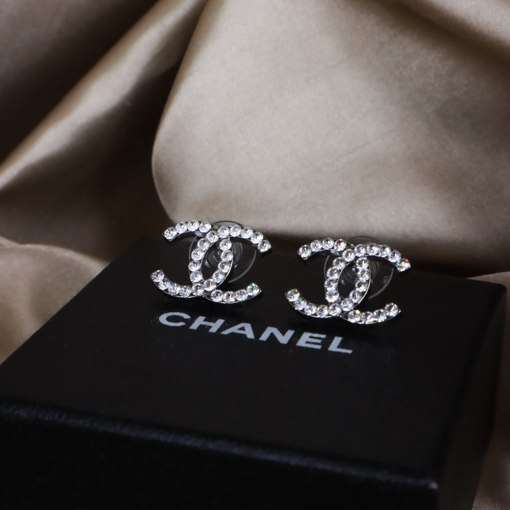 CHANEL COCO閃石耳環 - Vintasy