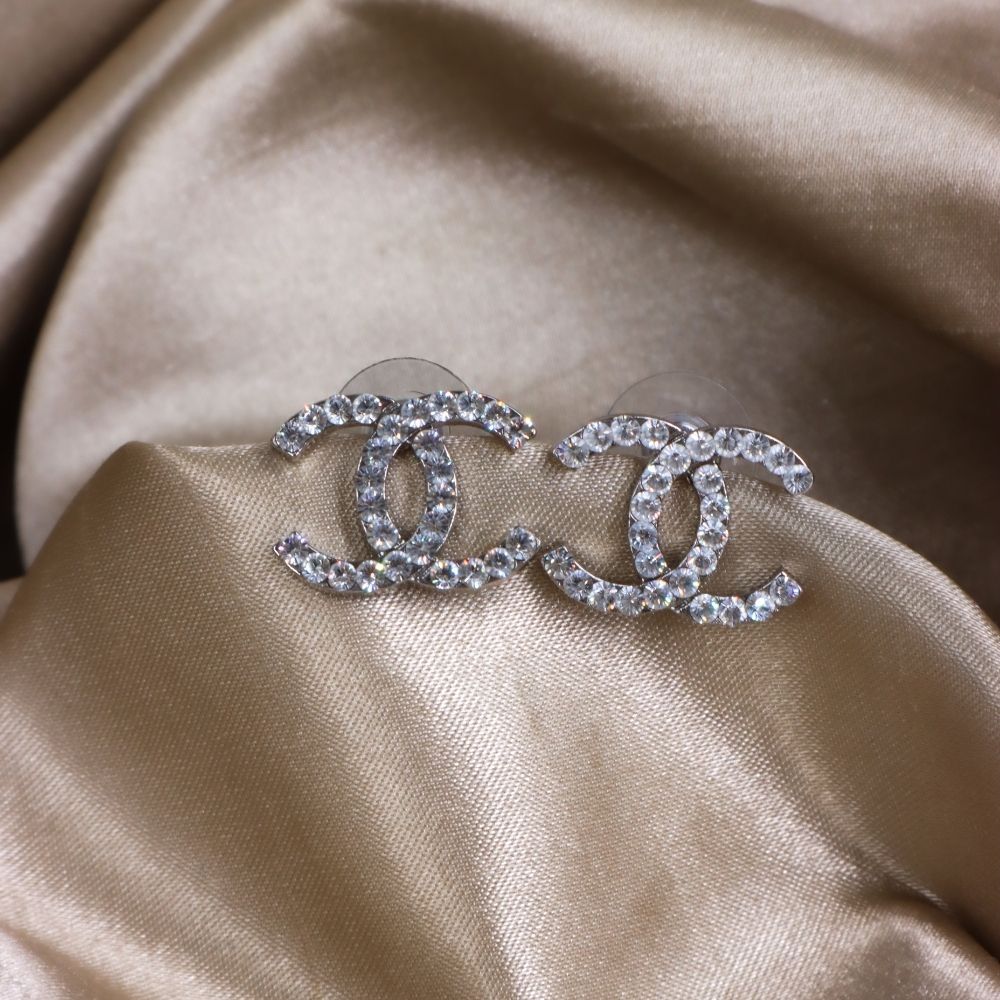 CHANEL COCO閃石耳環 - Vintasy