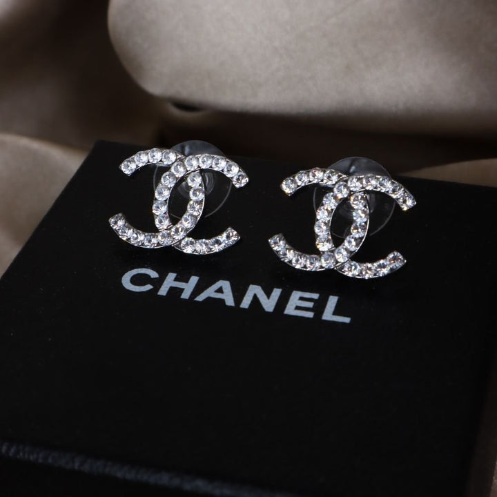CHANEL COCO閃石耳環 - Vintasy