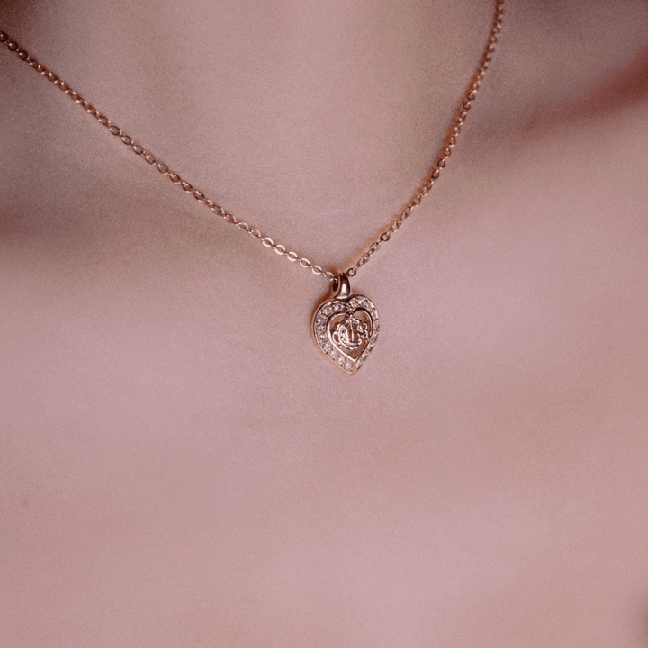 CHRISTIAN DIOR 馬車心心吊墜項鏈 | 1990年代款 |附原盒 - Vintasy項鏈