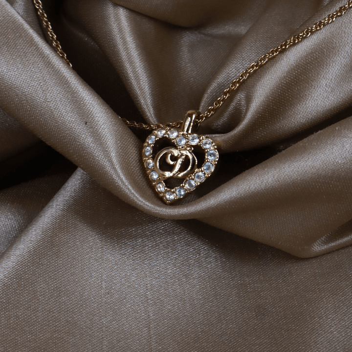 CHRISTIAN DIOR CD閃石吊墜項鏈 | 原盒未使用! - Vintasy
