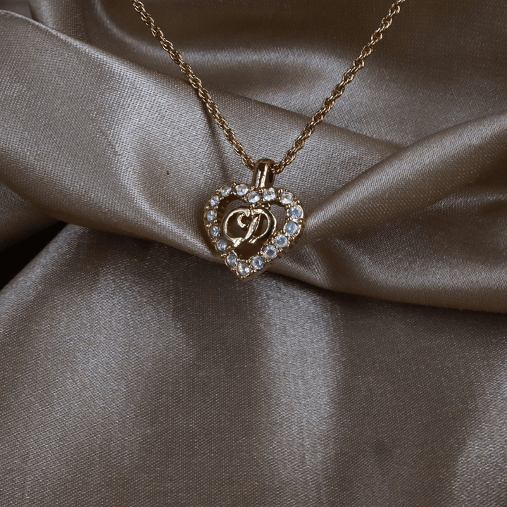 CHRISTIAN DIOR CD閃石吊墜項鏈 | 原盒未使用! - Vintasy