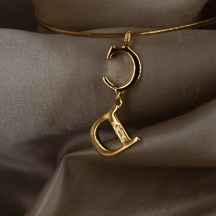CHRISTIAN DIOR CD閃石吊墜兩用項鏈 | 未使用級連原盒 - Vintasy項鏈