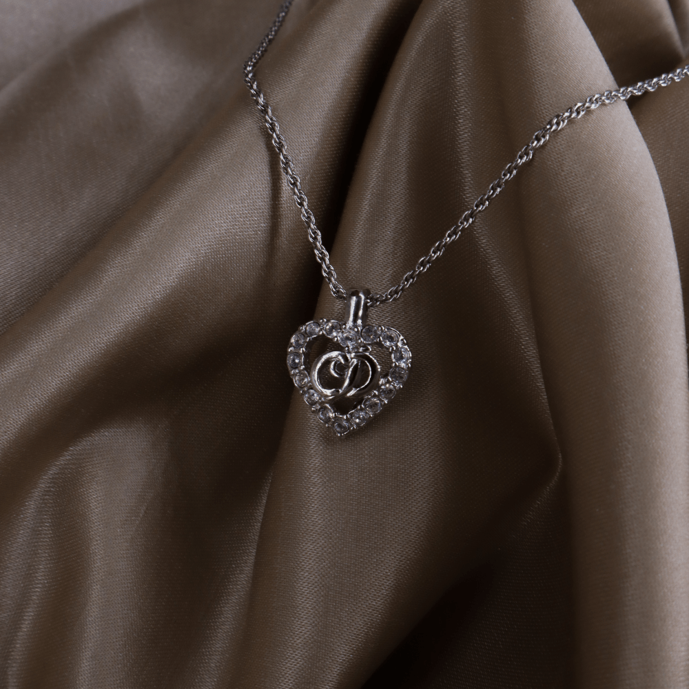 CHRISTIAN DIOR 極罕CD閃石吊墜項鏈 |原盒未使用! - Vintasy項鏈