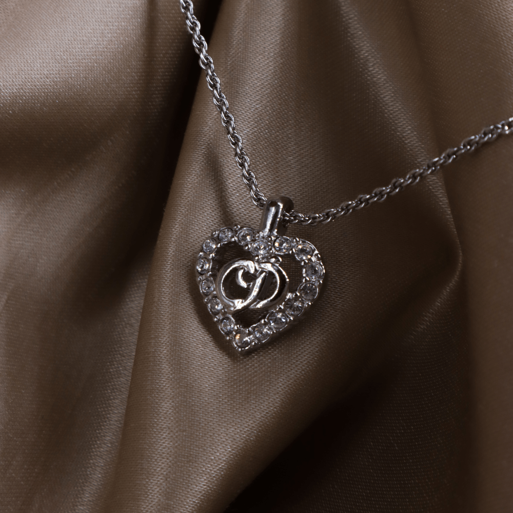 CHRISTIAN DIOR 極罕CD閃石吊墜項鏈 |原盒未使用! - Vintasy項鏈