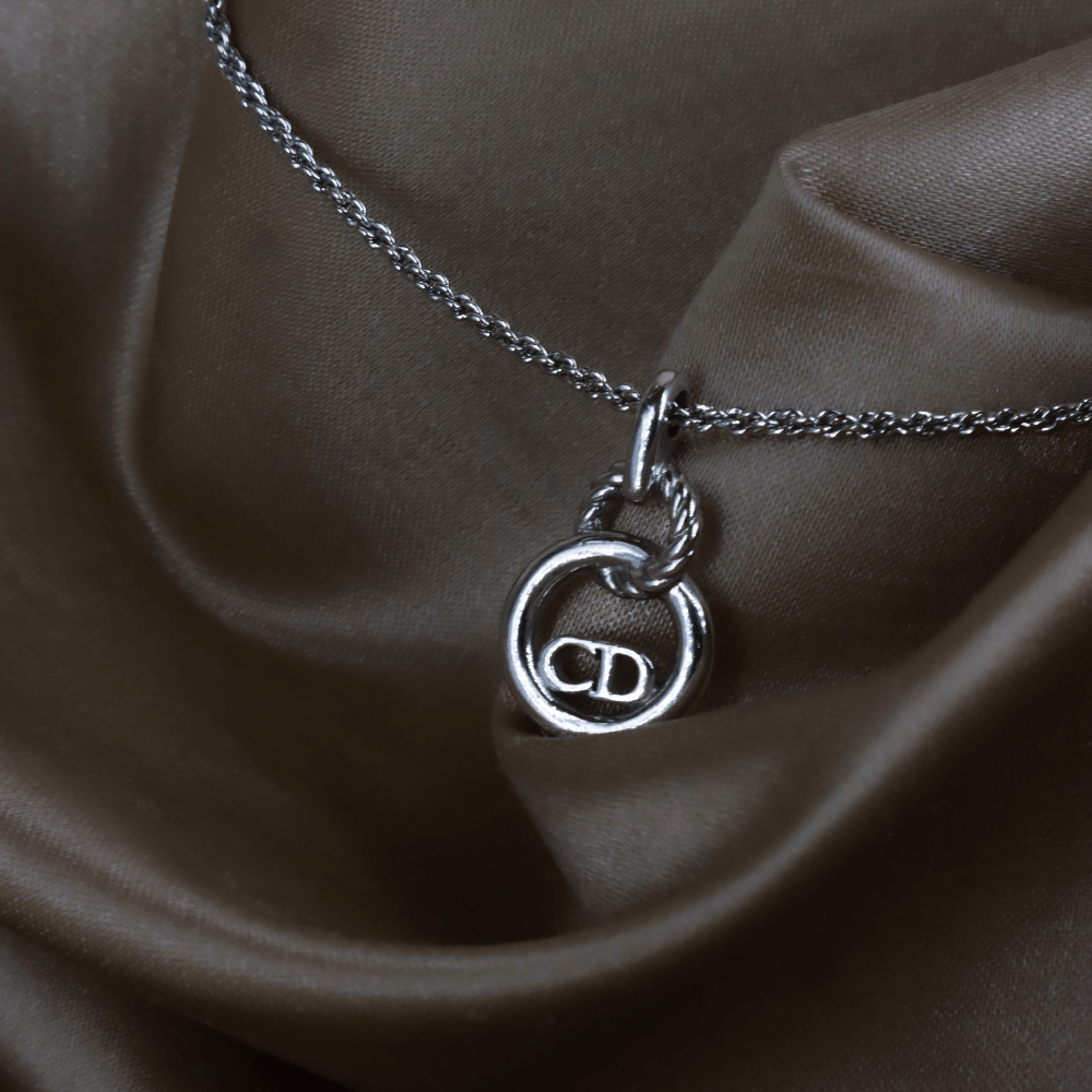 CHRISTIAN DIOR CD麻花吊墜項鏈 - Vintasy項鏈