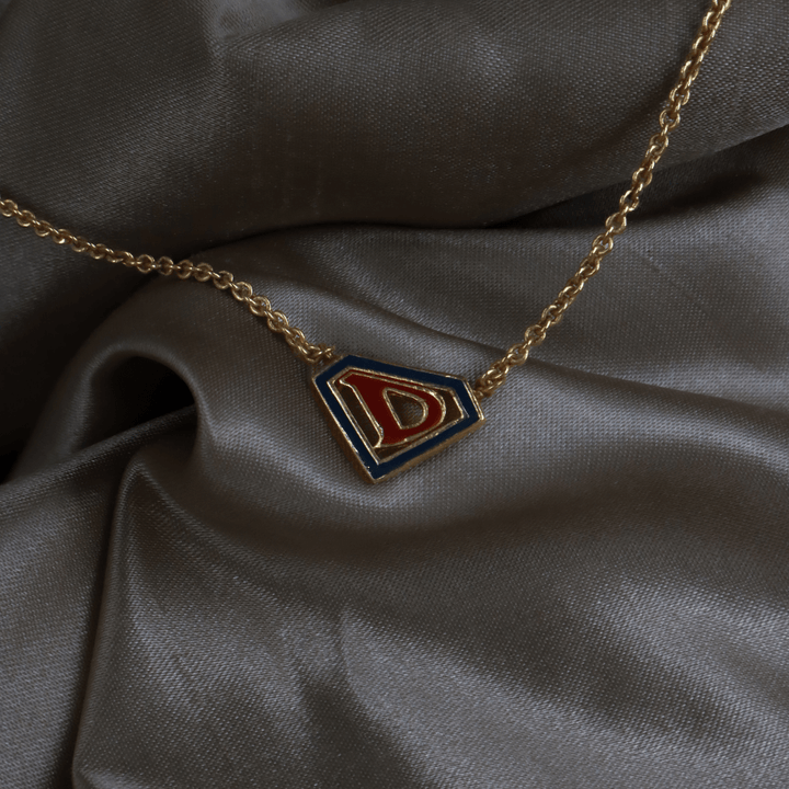 CHRISTIAN DIOR 超人D項鏈 - Vintasy
