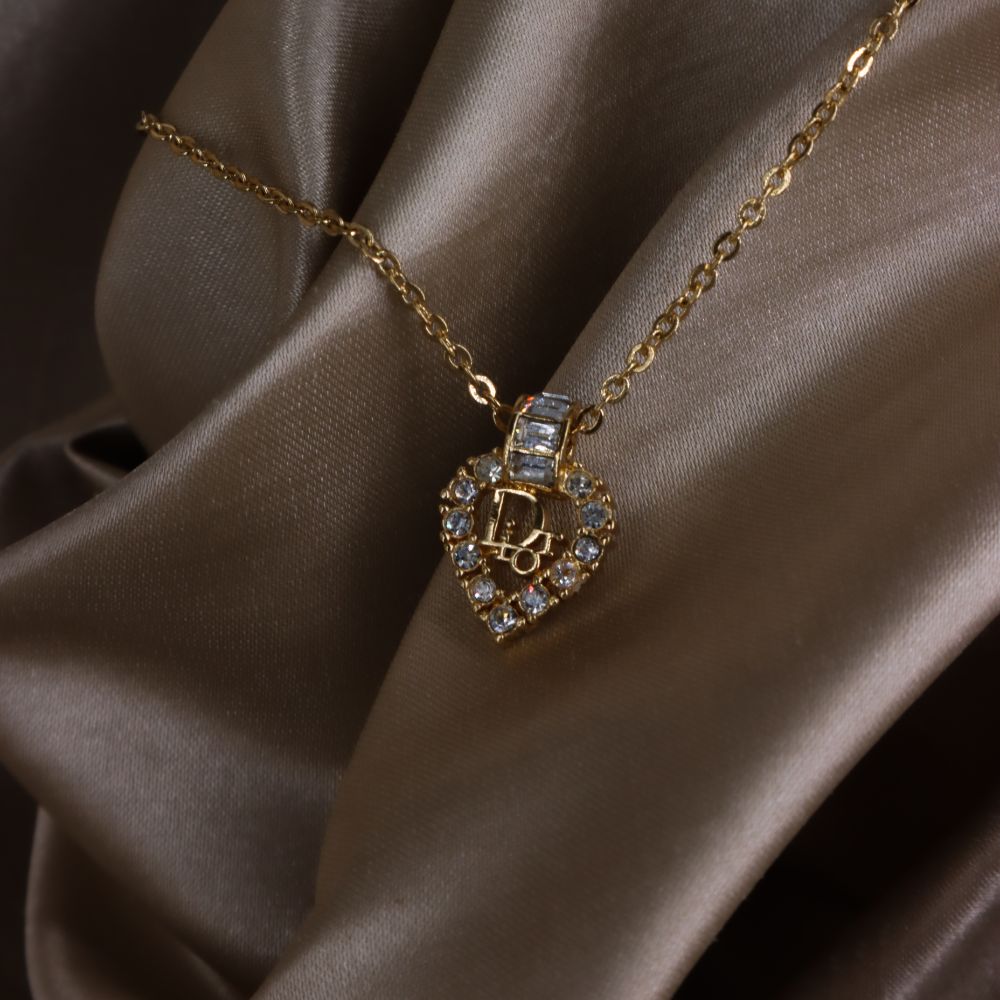 CHRISTIAN DIOR 心型經典項鏈 | S級美品 - Vintasy項鏈