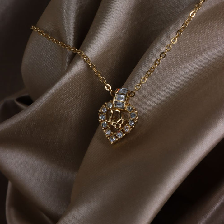 CHRISTIAN DIOR 心型經典項鏈 | S級美品 - Vintasy項鏈