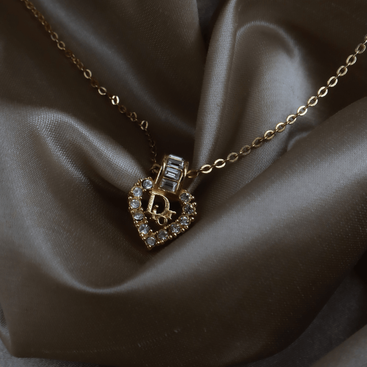 CHRISTIAN DIOR 心型經典項鏈 | S級美品 - Vintasy項鏈