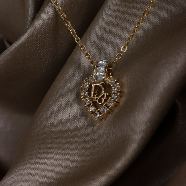 CHRISTIAN DIOR 心型經典項鏈 | S級美品 - Vintasy項鏈