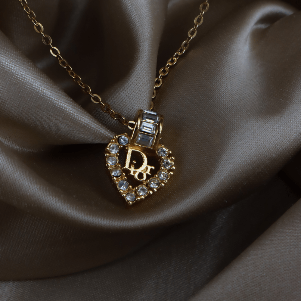 CHRISTIAN DIOR 心型經典項鏈 | S級美品 - Vintasy項鏈