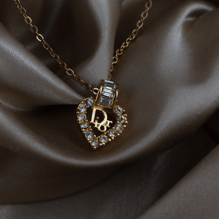 CHRISTIAN DIOR 心型經典項鏈 | S級美品 - Vintasy項鏈