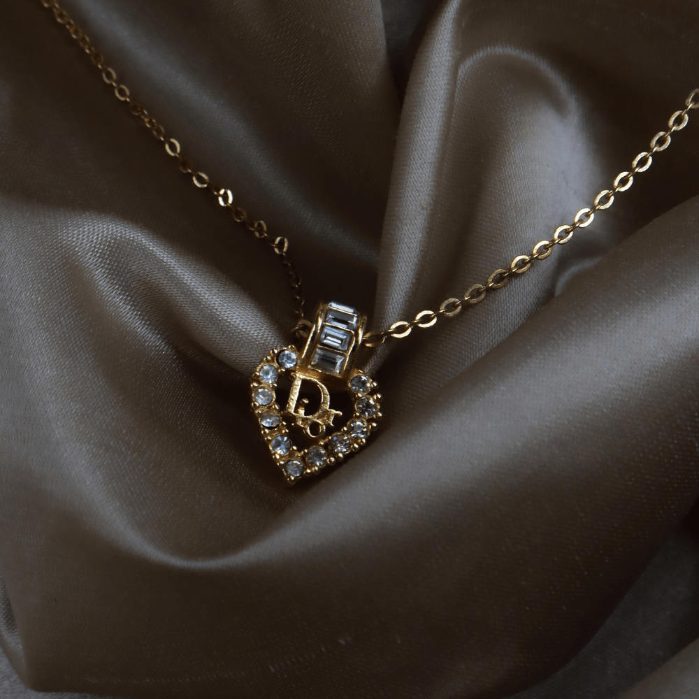 CHRISTIAN DIOR 心型經典項鏈 | S級美品 - Vintasy項鏈