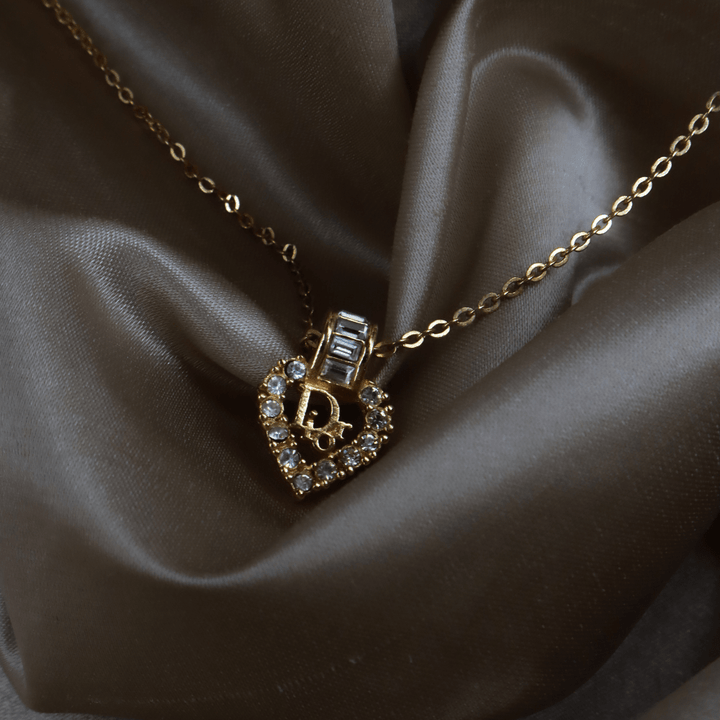 CHRISTIAN DIOR 心型經典項鏈 | S級美品 - Vintasy項鏈