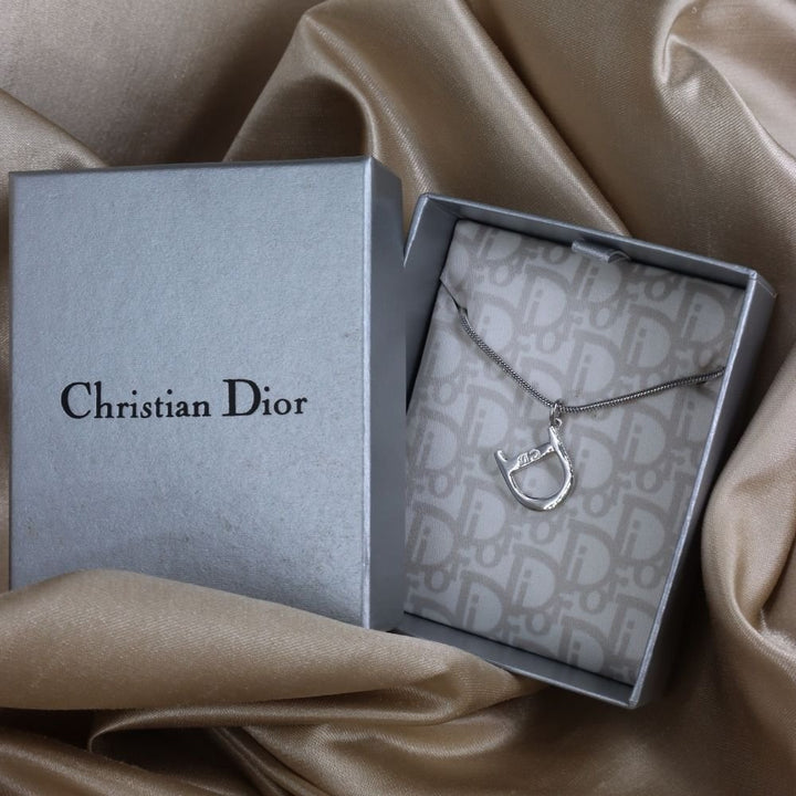 CHRISTIAN DIOR 簡約吊墜項鏈 | S級美品 - Vintasy