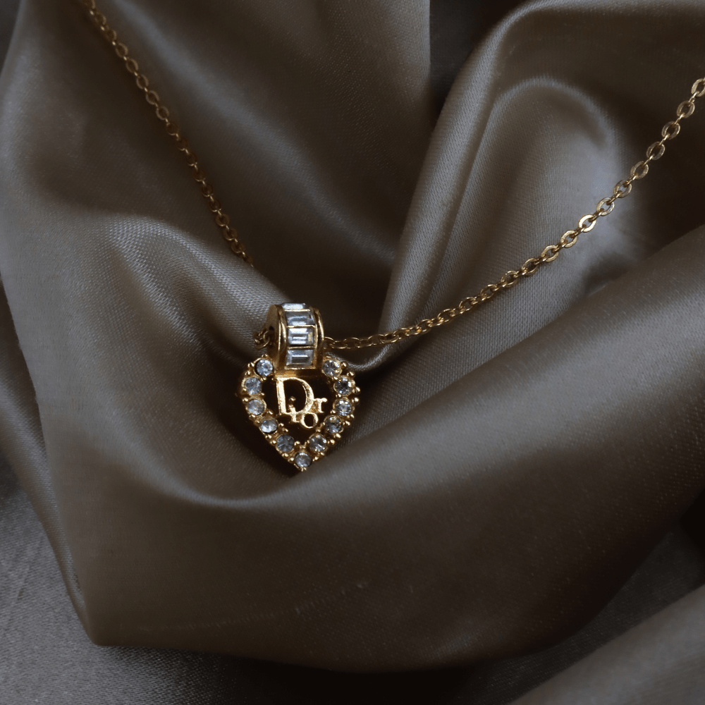 CHRISTIAN DIOR 心型經典項鏈 | S級美品 - Vintasy項鏈