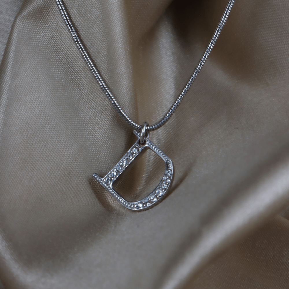 CHRISTIAN DIOR 簡約吊墜項鏈 | S級美品 - Vintasy