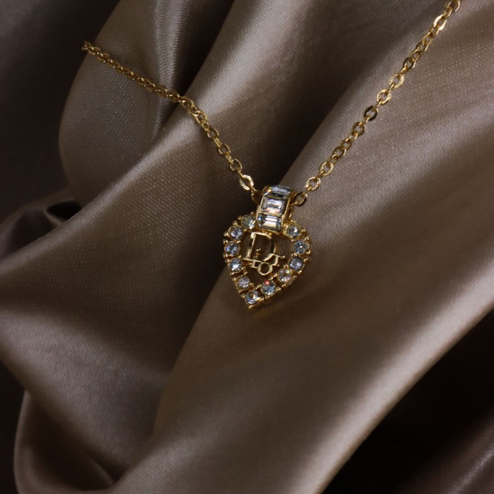 CHRISTIAN DIOR 心型經典項鏈 | S級美品 - Vintasy項鏈
