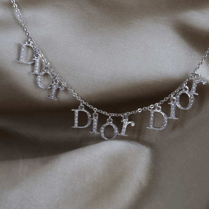 CHRISTIAN DIOR TRIPLE SPELL OUT吊墜項鏈 - Vintasy手鏈