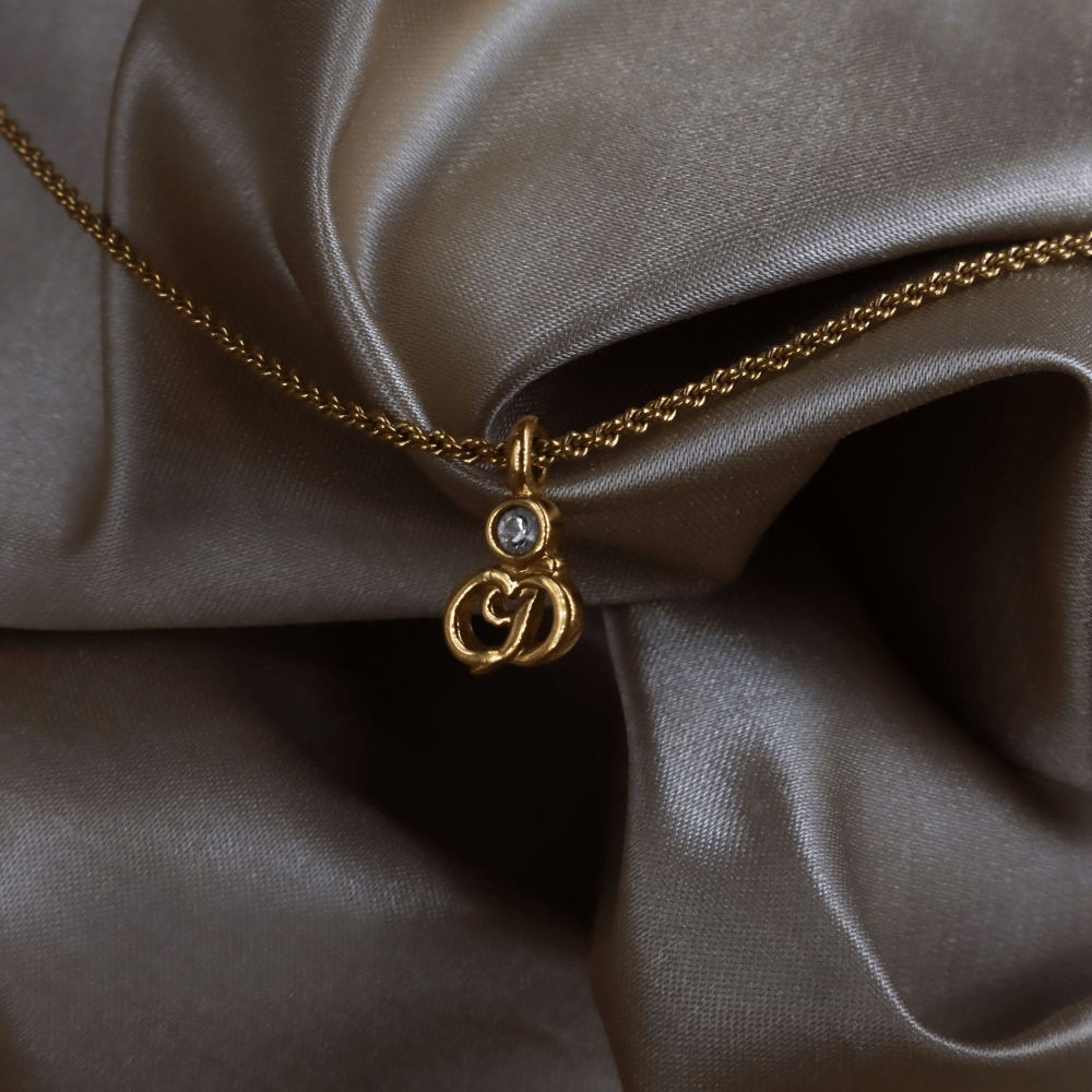 CHRISTIAN DIOR 簡約小吊墜項鏈 - Vintasy項鏈