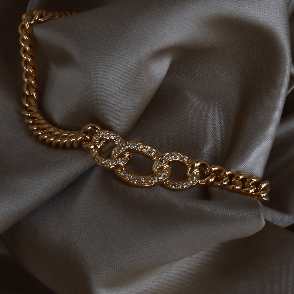 CHRISTIAN DIOR 麻花吊墜項鏈連耳夾 未使用品 連原盒 - Vintasy