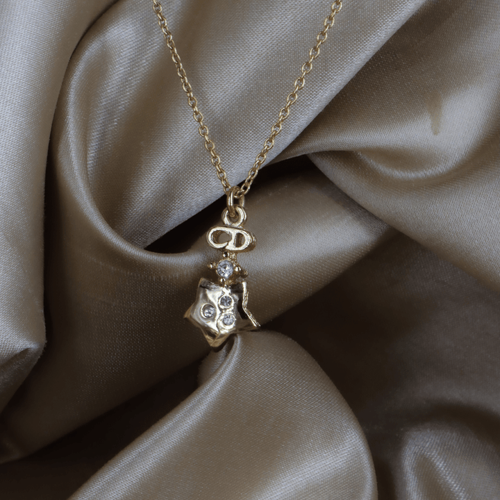 CHRISTIAN DIOR 星星吊墜項鏈 - Vintasy