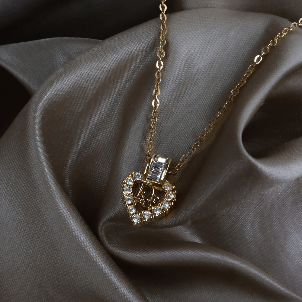 CHRISTIAN DIOR 心型經典項鏈 | 未使用級美品連原盒 - Vintasy項鏈