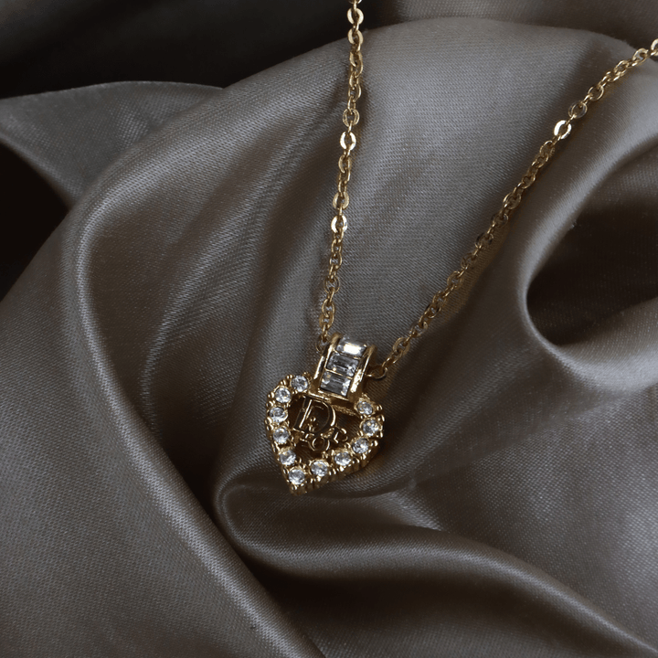 CHRISTIAN DIOR 心型經典項鏈 | 未使用級美品連原盒 - Vintasy項鏈