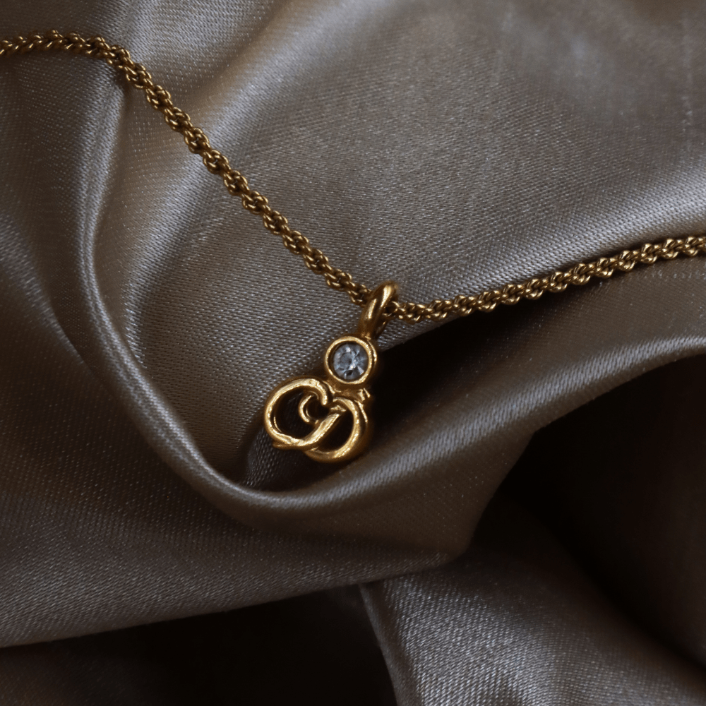 CHRISTIAN DIOR 簡約小吊墜項鏈 - Vintasy項鏈