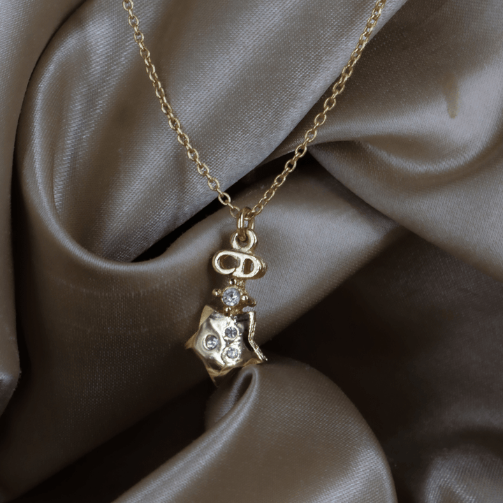 CHRISTIAN DIOR 星星吊墜項鏈 - Vintasy