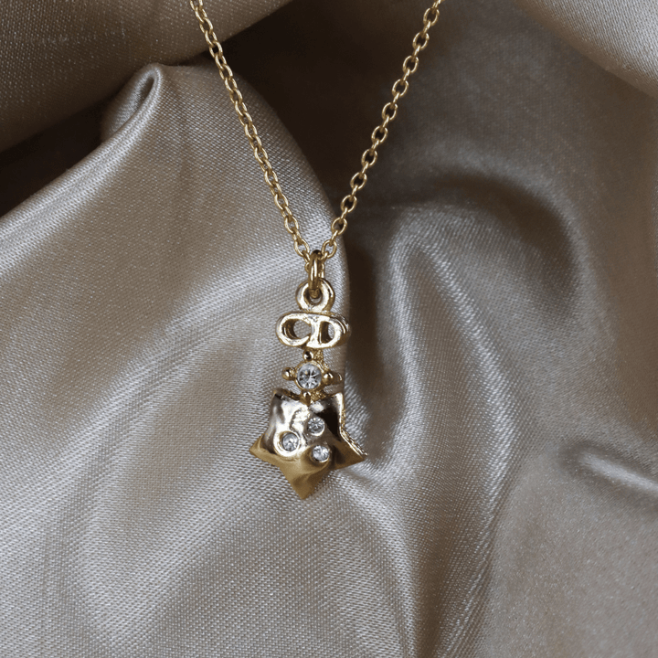 CHRISTIAN DIOR 星星吊墜項鏈 - Vintasy