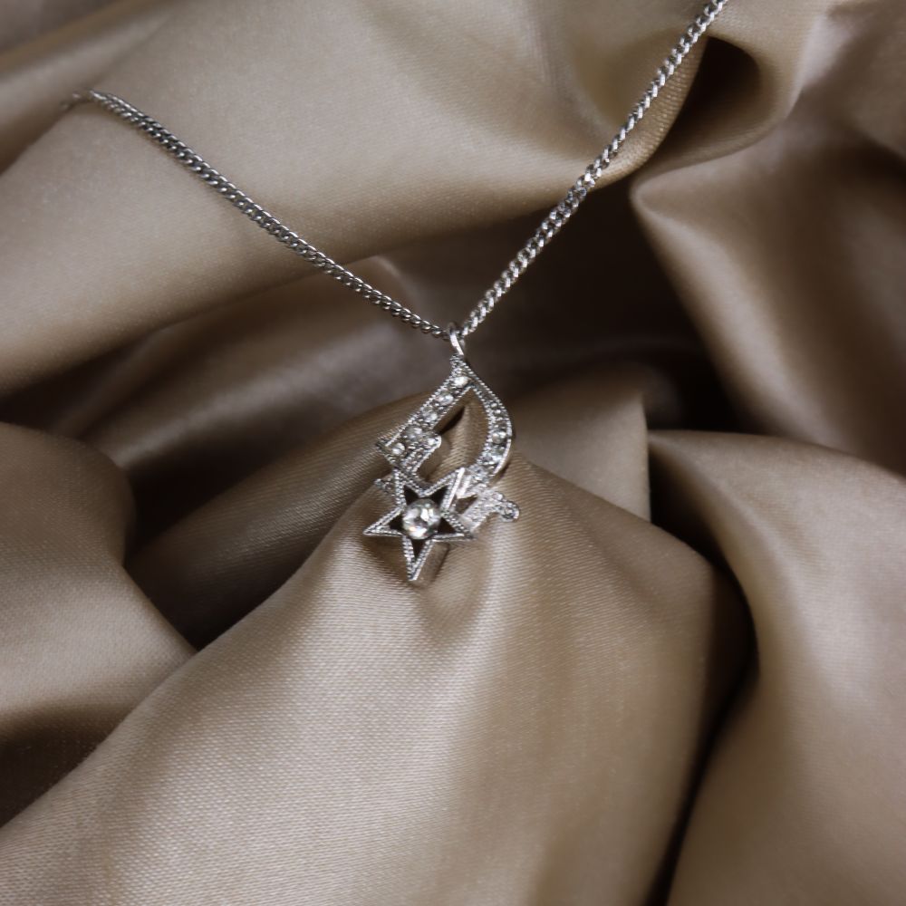 CHRISTIAN DIOR 星閃閃項鏈 |未使用級美品 - Vintasy