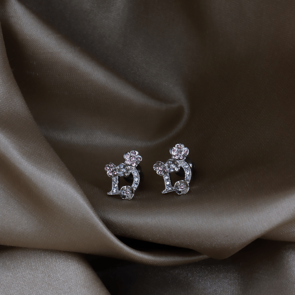 CHRISTIAN DIOR 粉紅閃石吊墜項鏈連耳環 |未使用品附原盒 - Vintasy項鏈