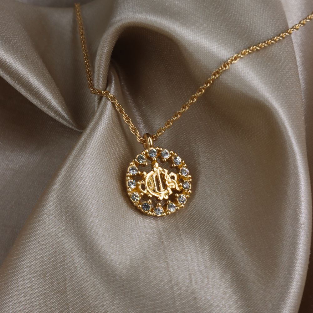 CHRISTIAN DIOR 絕版馬車閃石項鏈 | 稀有收藏品 - Vintasy項鏈