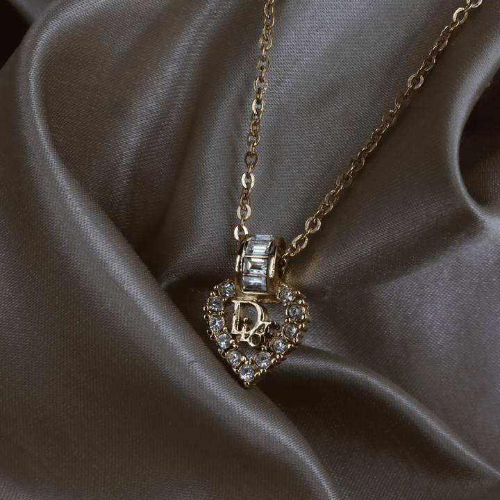 CHRISTIAN DIOR 心型經典項鏈 | 未使用級美品連原盒 - Vintasy項鏈