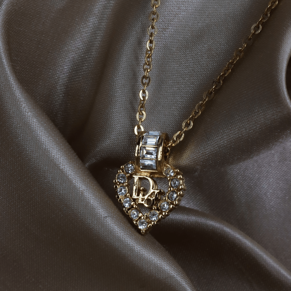 CHRISTIAN DIOR 心型經典項鏈 | 未使用級美品連原盒 - Vintasy項鏈