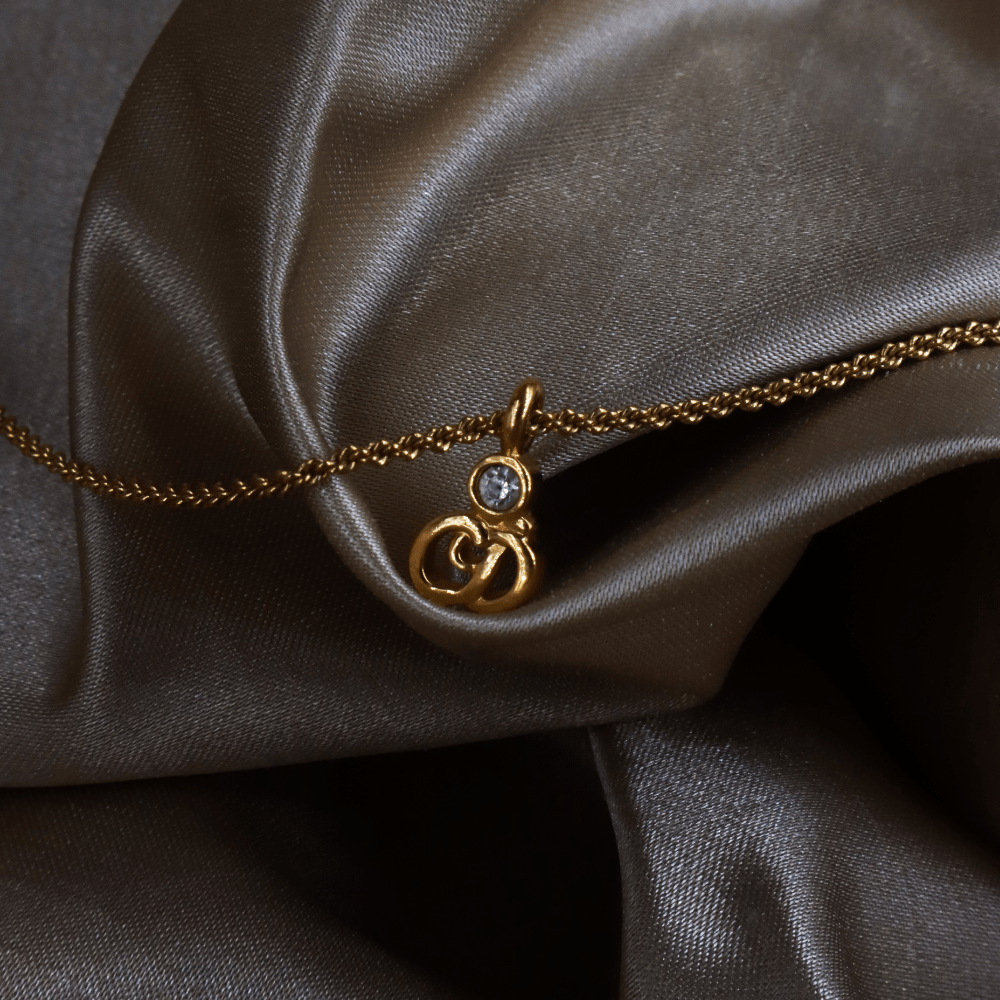 CHRISTIAN DIOR 簡約小吊墜項鏈 - Vintasy項鏈