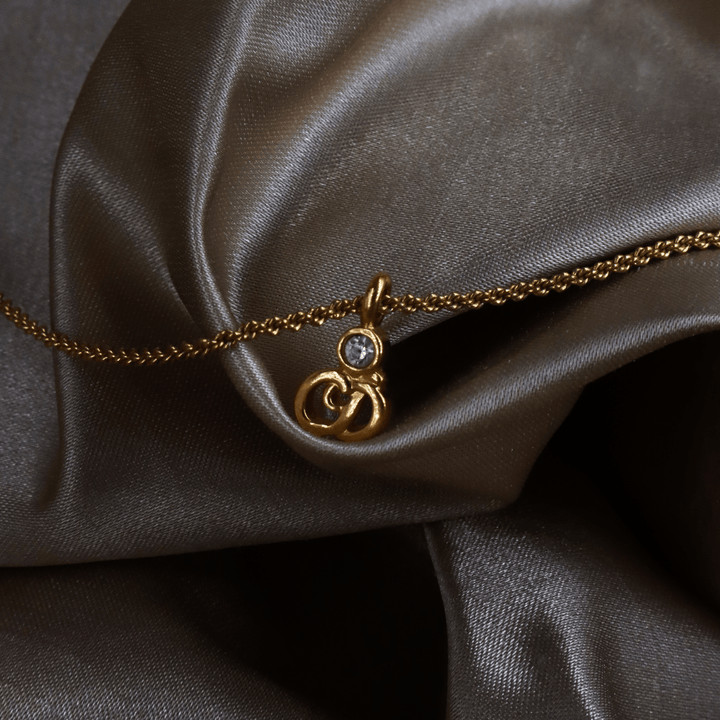 CHRISTIAN DIOR 簡約小吊墜項鏈 - Vintasy項鏈